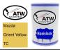 Preview: Mazda, Orient Yellow, TC: 500ml Lackdose, von ATW Autoteile West.